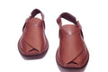Smart Zalmi Classic Walnut™ Premium Leather Peshawari Chappal Red