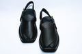 Dooted Medium Smart Zalmi Peshawari Chappal Black