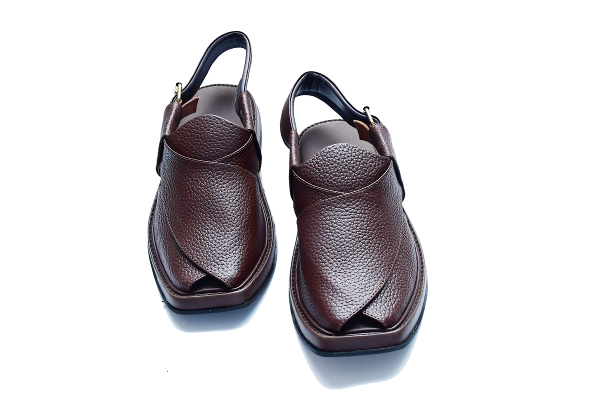 Dooted Medium Smart Zalmi Peshawari Chappal Maroon