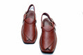 Dooted Medium Smart Zalmi Peshawari Chappal Red